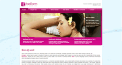 Desktop Screenshot of belform.ro